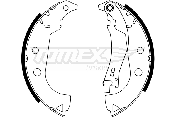 Sada brzdových čelistí TOMEX Brakes